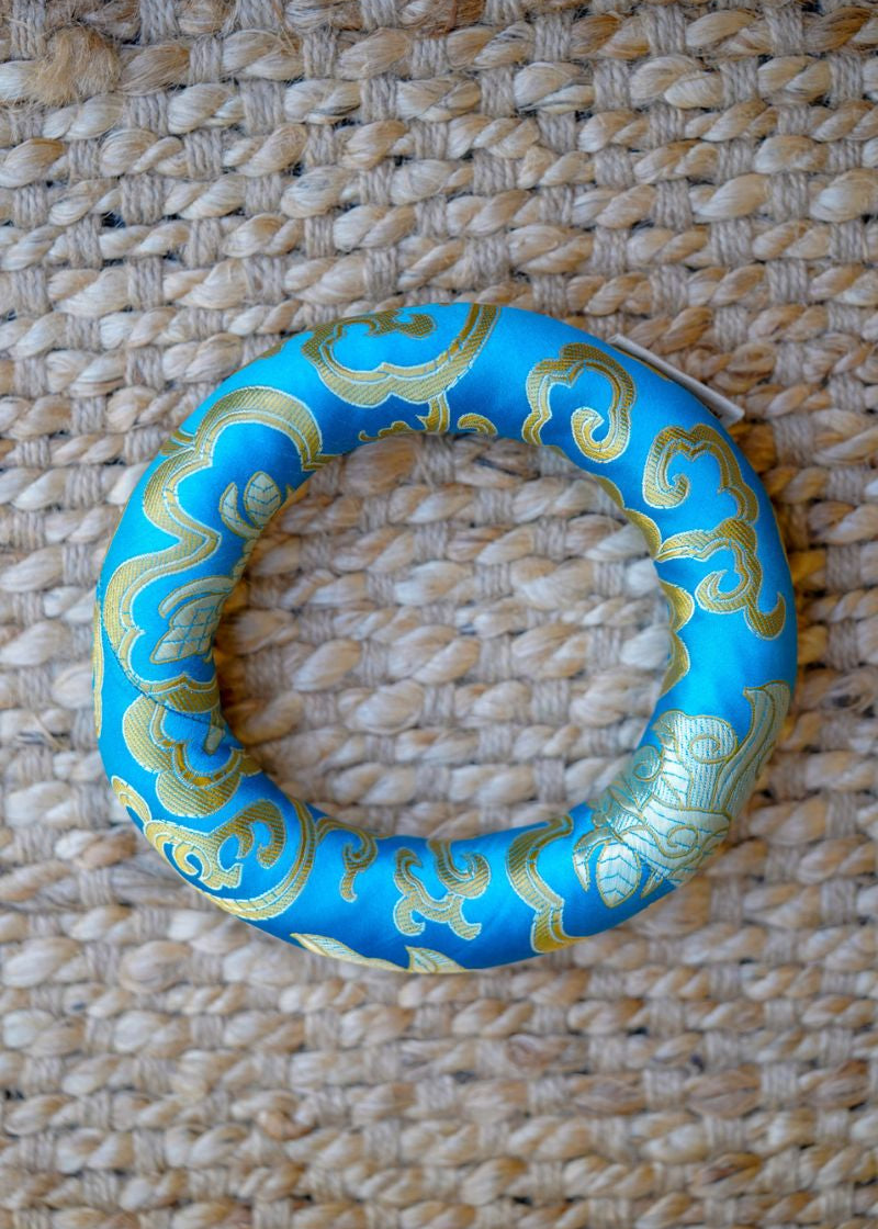 Ring Silk Cushion - Singing Bowl Companion