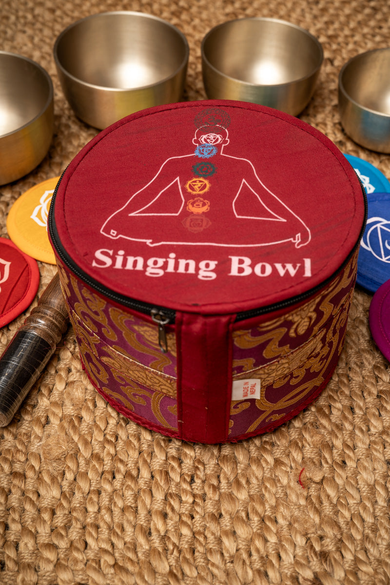 Chakra Harmonics Set singing bowls