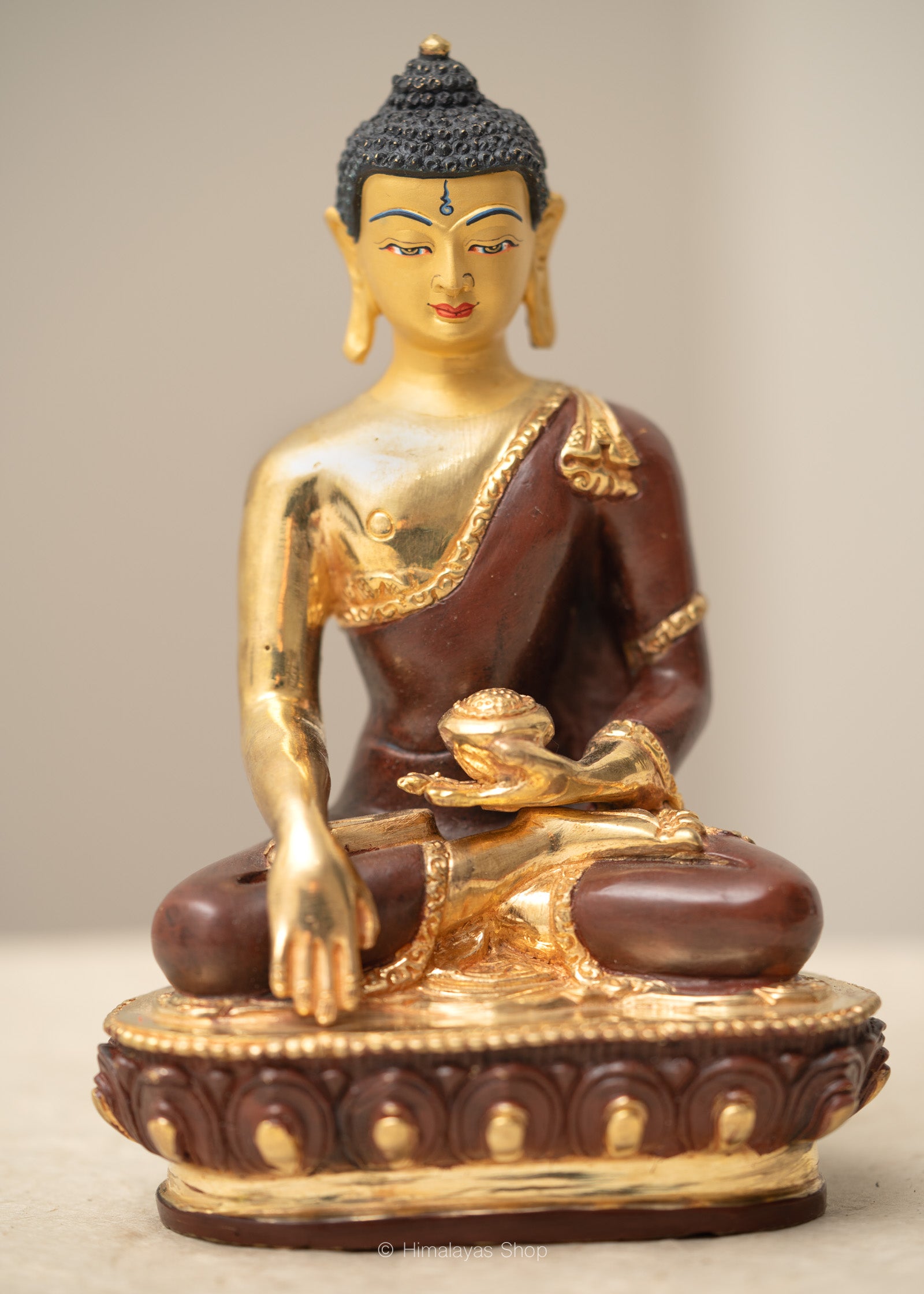 Shakyamuni Buddha Statue - Tibetan Handcrafted Statue