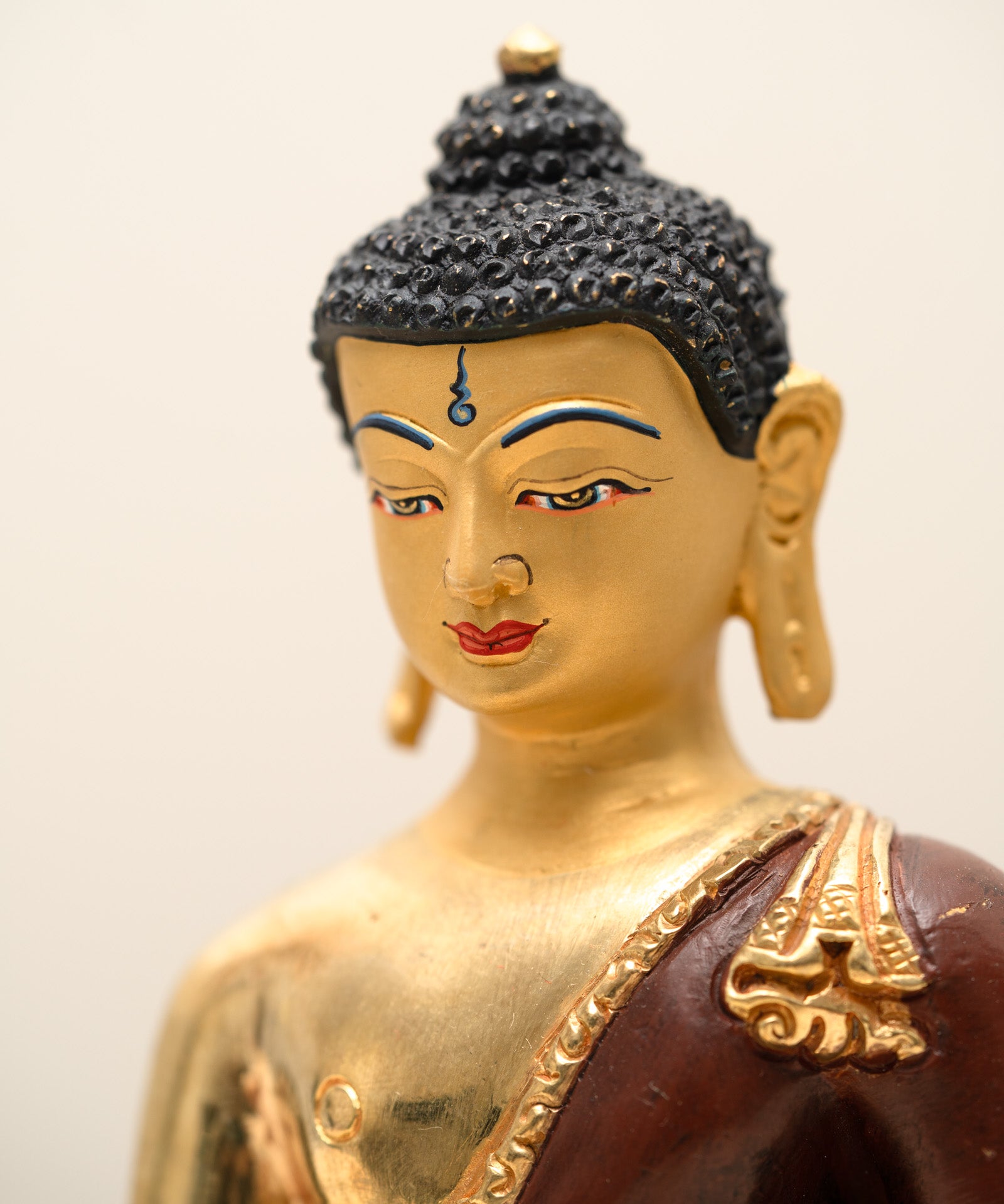 Shakyamuni Buddha Statue - Tibetan Handcrafted Statue