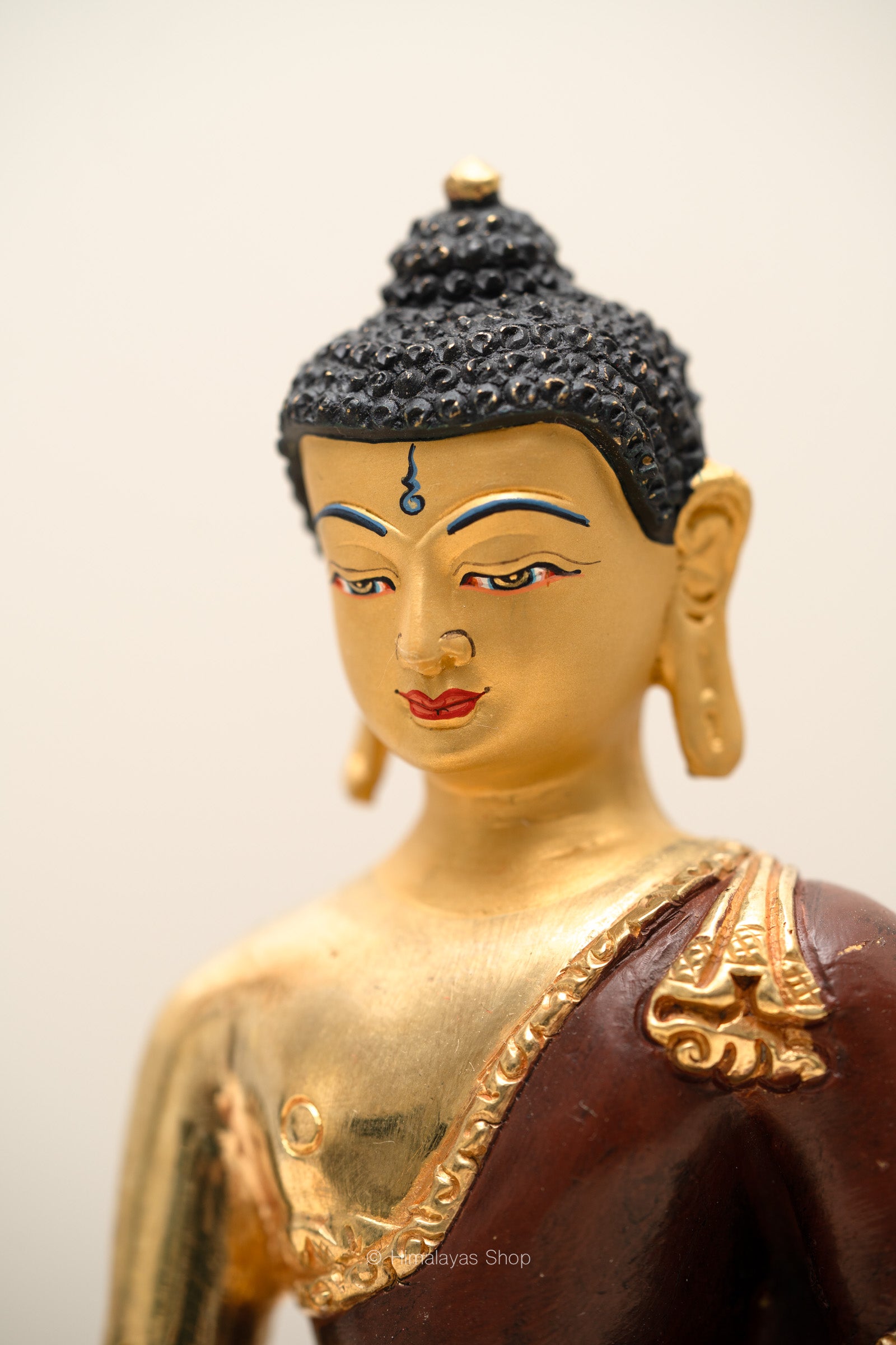 Shakyamuni Buddha Statue - Tibetan Handcrafted Statue