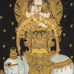 Japanese Buddha - Handpainted Art