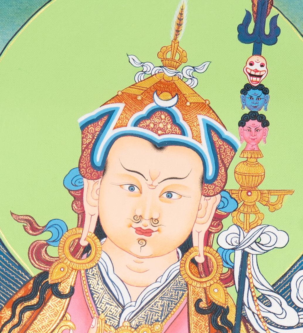 Guru Rinpoche Thangka - Tibetan Painting