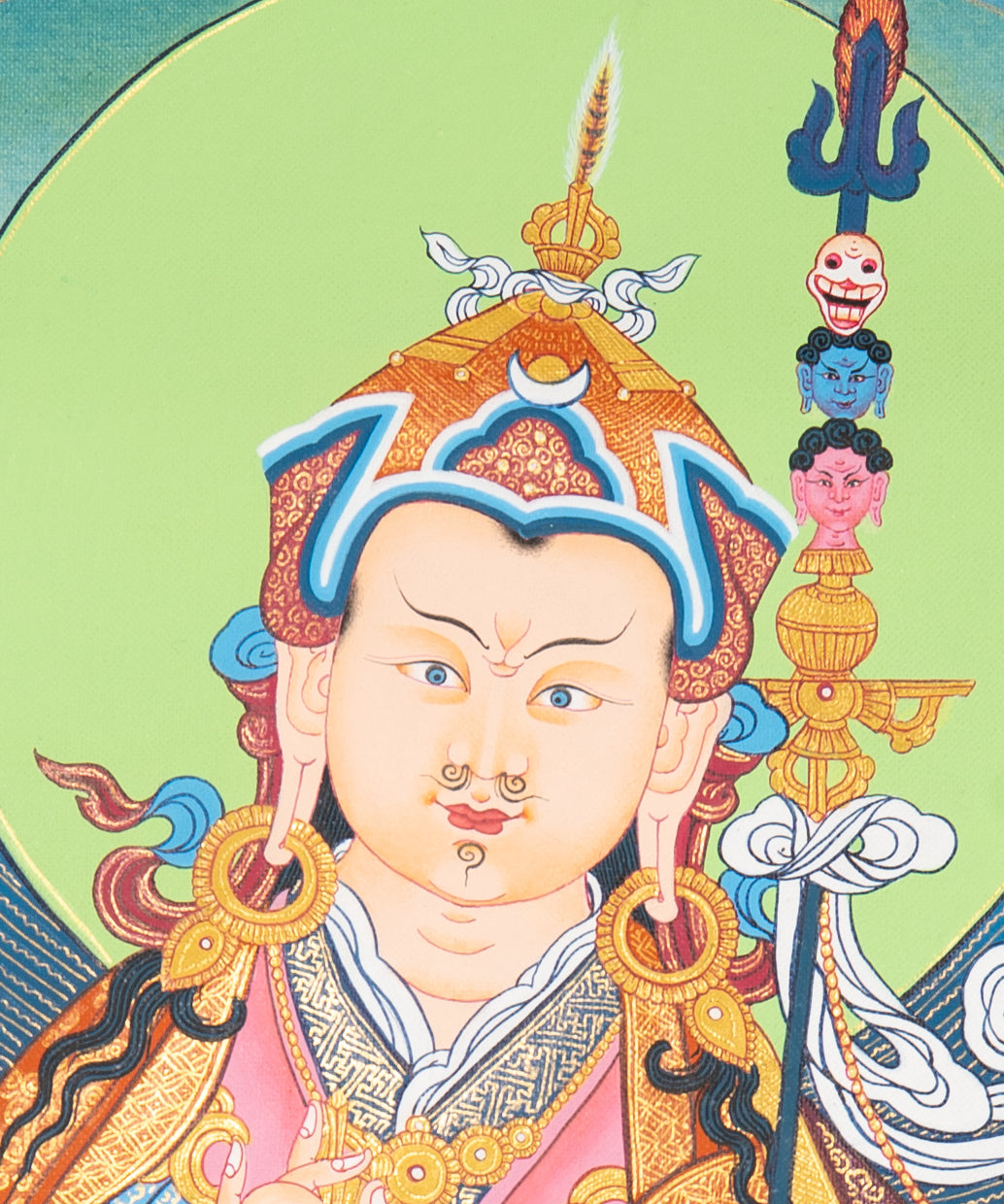 Guru Rinpoche Thangka - Tibetan Painting