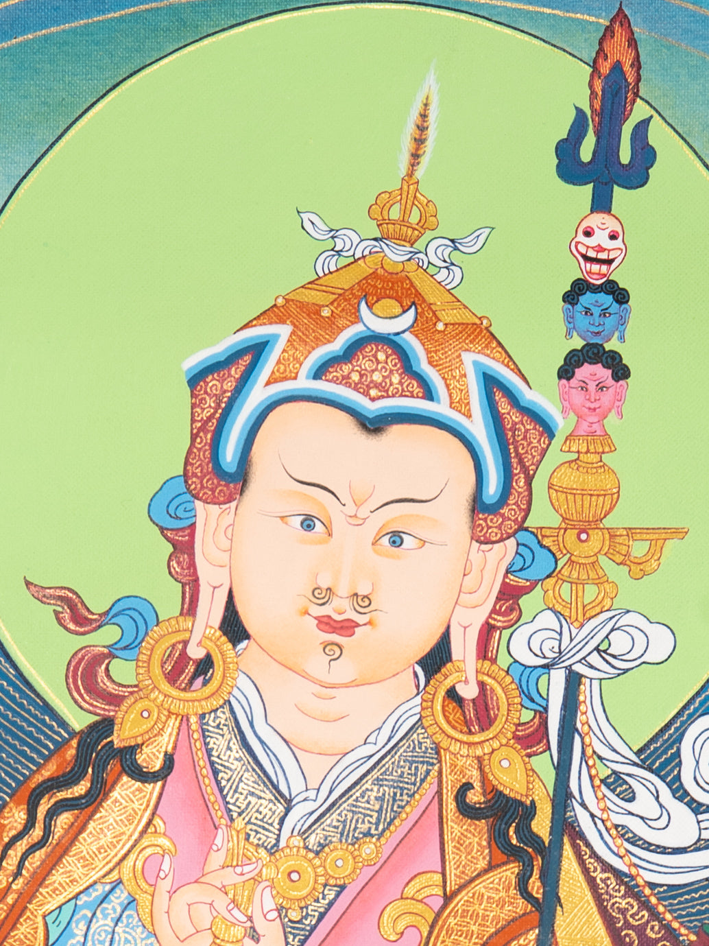 Guru Rinpoche Thangka - Tibetan Painting