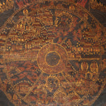 Antique Wheel of Life Thangka - Handpainted Tibetan Art