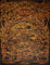 Antique Wheel of Life Thangka - Sacred Tibetan Painting 