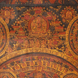 Antique Buddha Mandala Thangka - Sacred Painting 