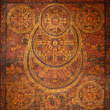  Antique Buddha Mandala Thangka Painting for wall hanging decor.