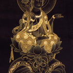 Japanese Buddha Thangka - Handpainted Art