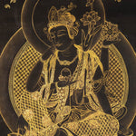 Japanese Buddha Thangka - Handpainted Art