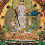 Manjushri Thangka Painting - Handpainted Art