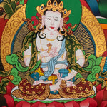 Manjushri Thangka Painting - Handpainted Art
