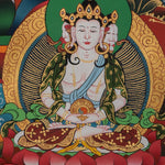 Manjushri Thangka Painting - Handpainted Art