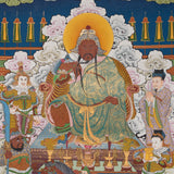 Guan Yu Thangka Painting - Handpainted Tibetan Art