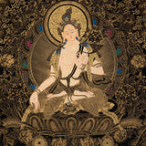 White Tara Thangka - Tibetan painting