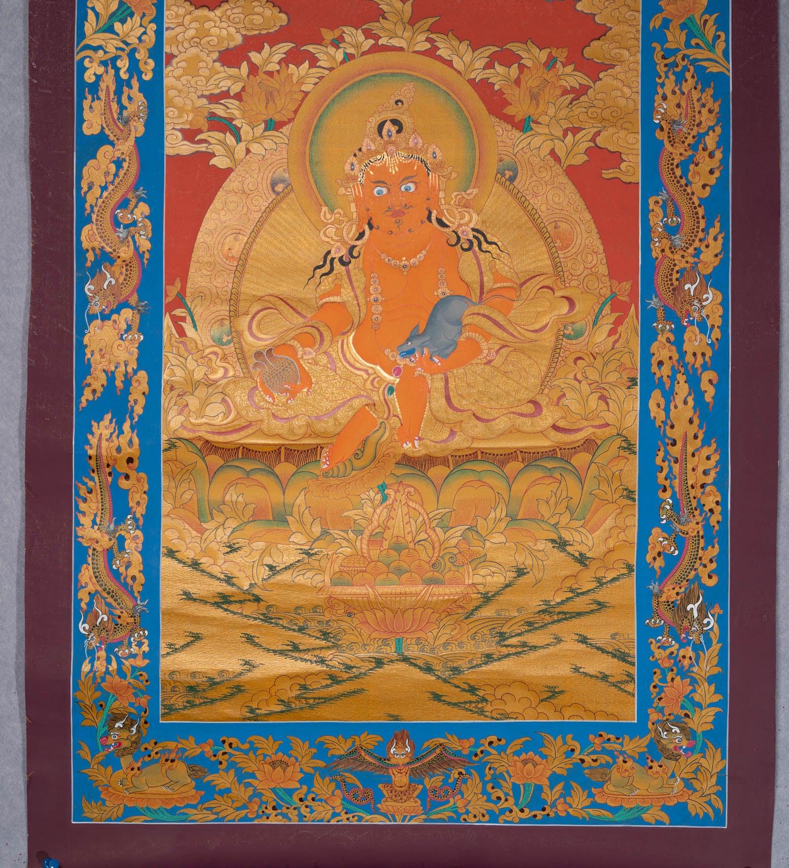 Zambala Thangka - Sacred painting  