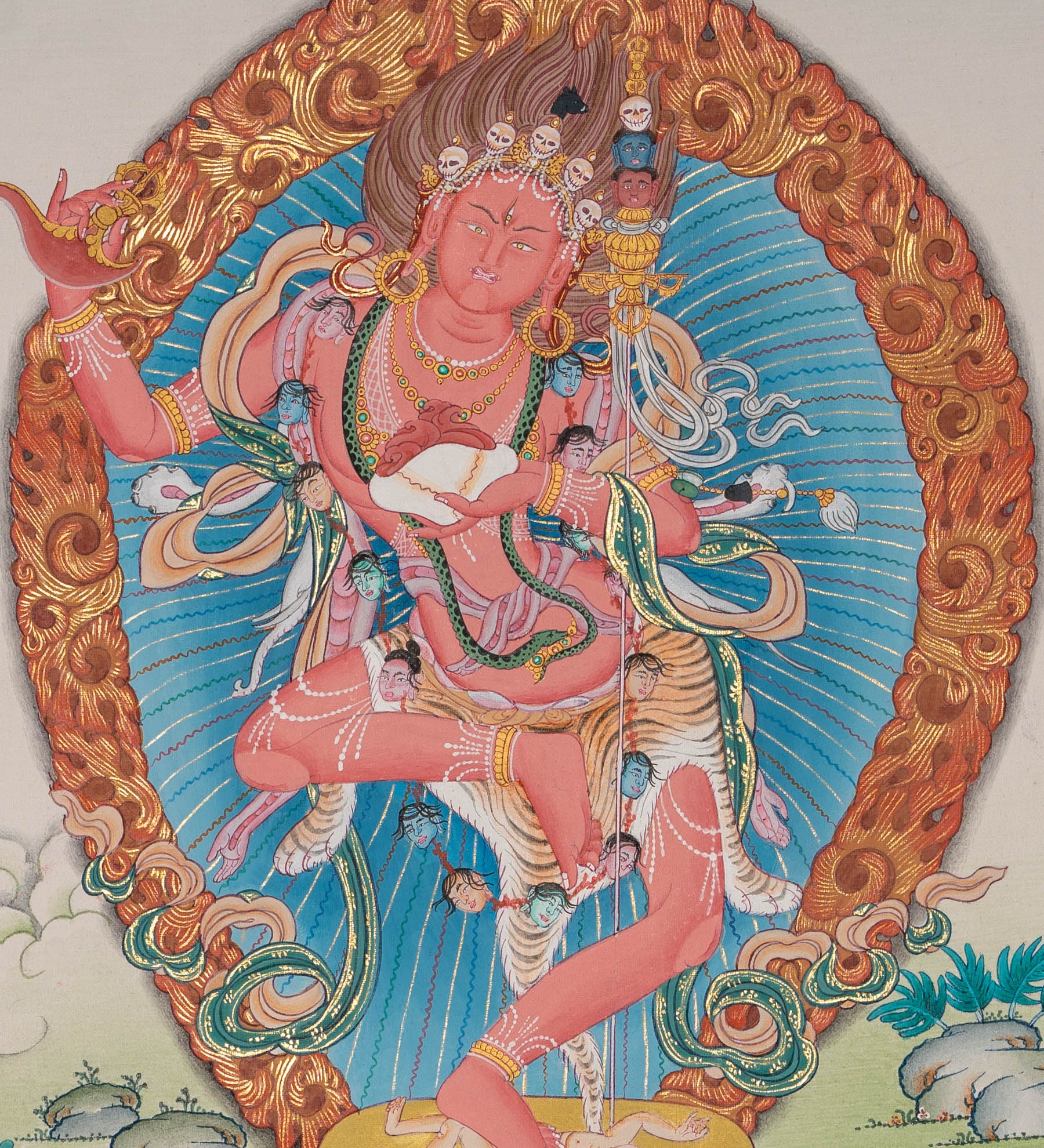 Kurkulla (Red Tara) – Sacred Painting