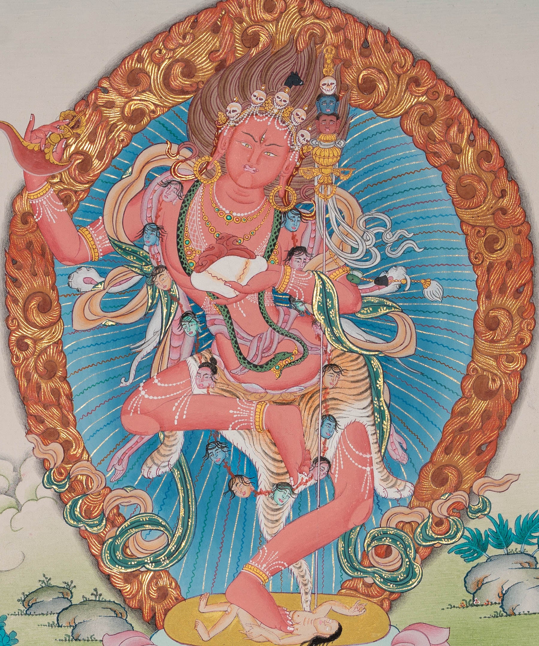 Kurkulla (Red Tara) – Sacred Painting