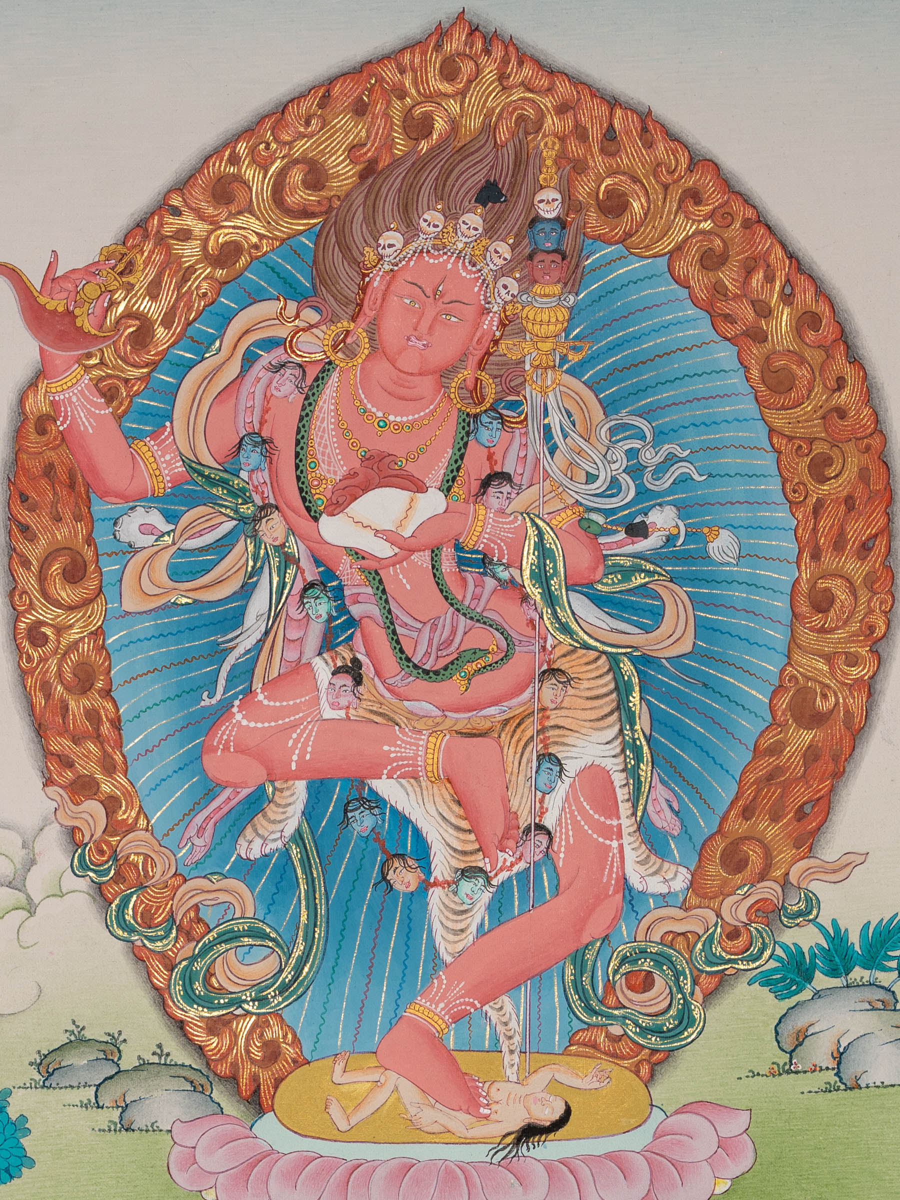 Kurkulla (Red Tara) – Sacred Painting