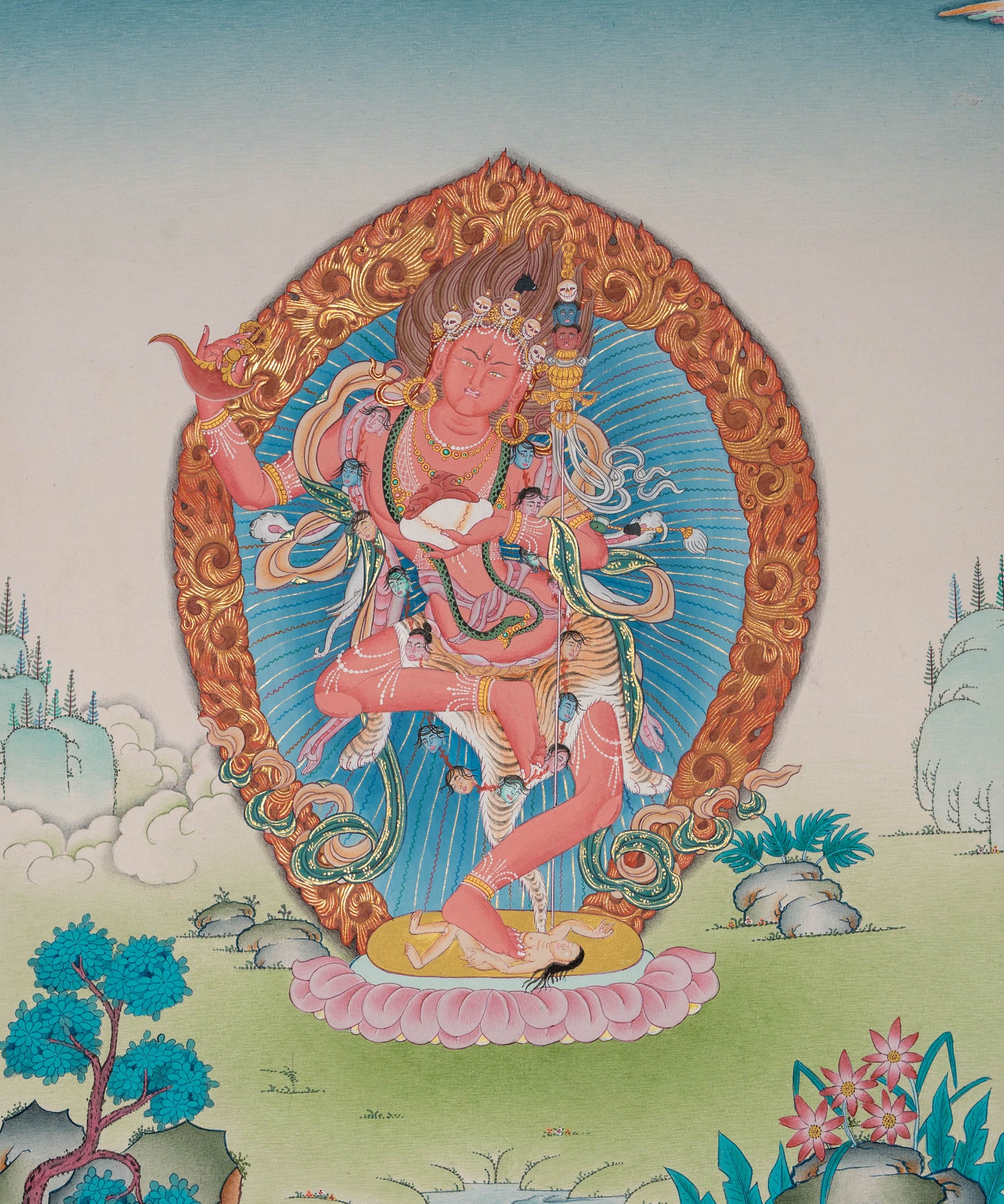 Kurkulla (Red Tara) – Sacred Painting