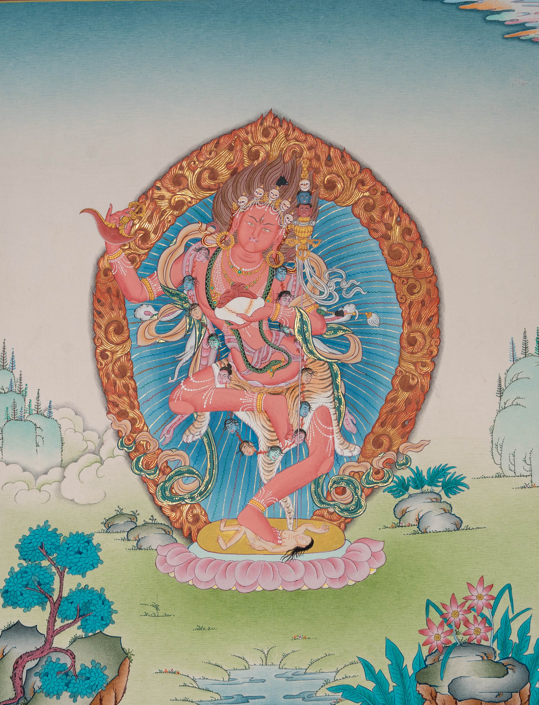Kurkulla (Red Tara) – Sacred Painting