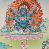 Six-Armed Mahakala Thangka Painting