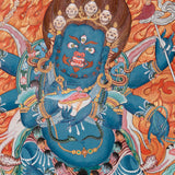 Six-Armed Mahakala Thangka Painting