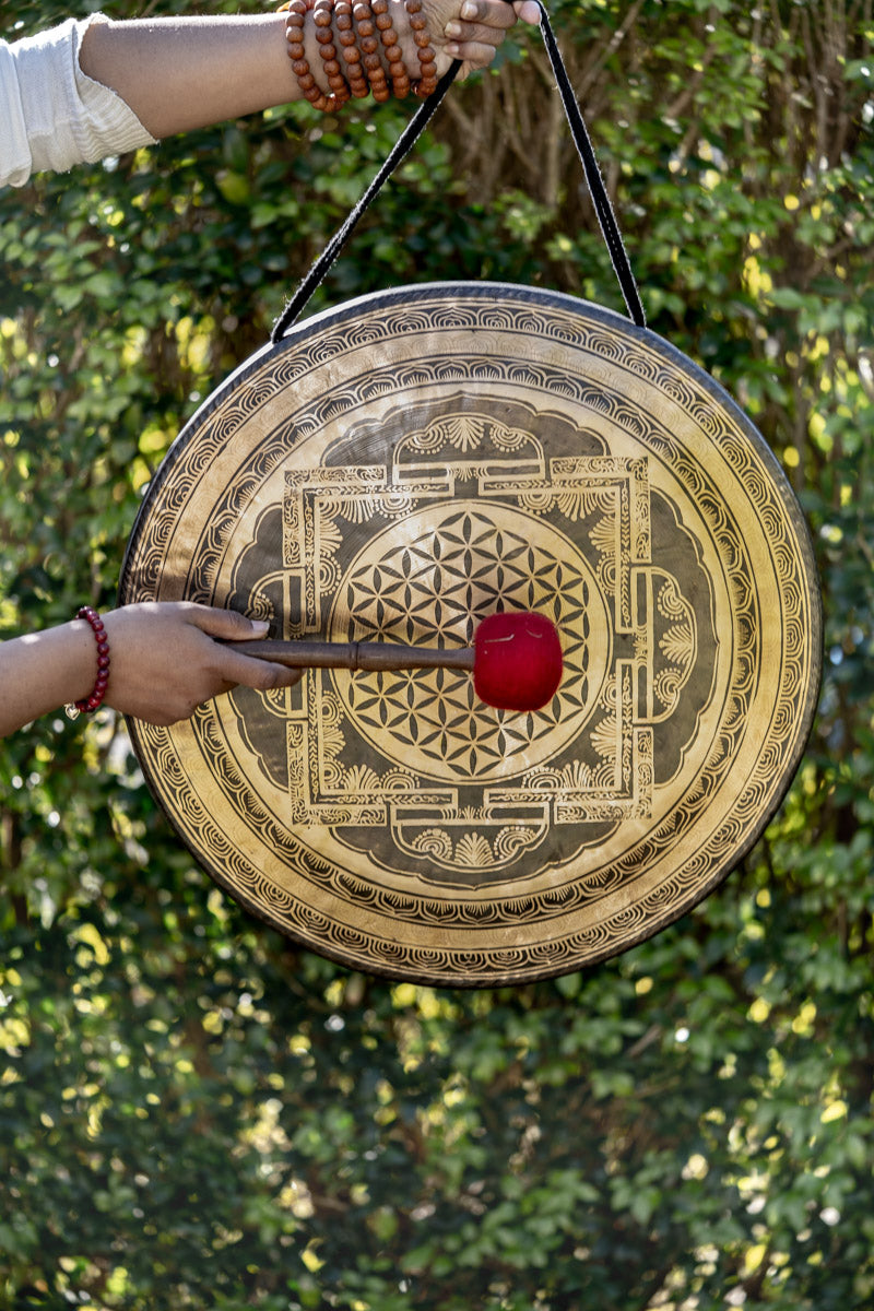 Seed of life Gong for rituals.