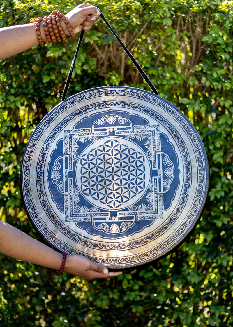 Seed of life Gong for rituals.