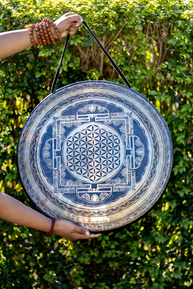 Seed of life Gong for rituals.