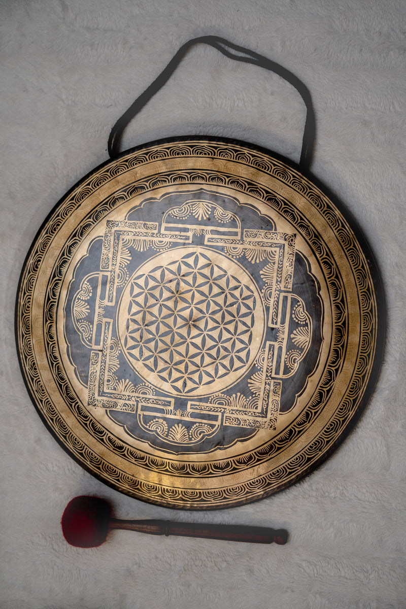 Seed of life Gong for rituals.