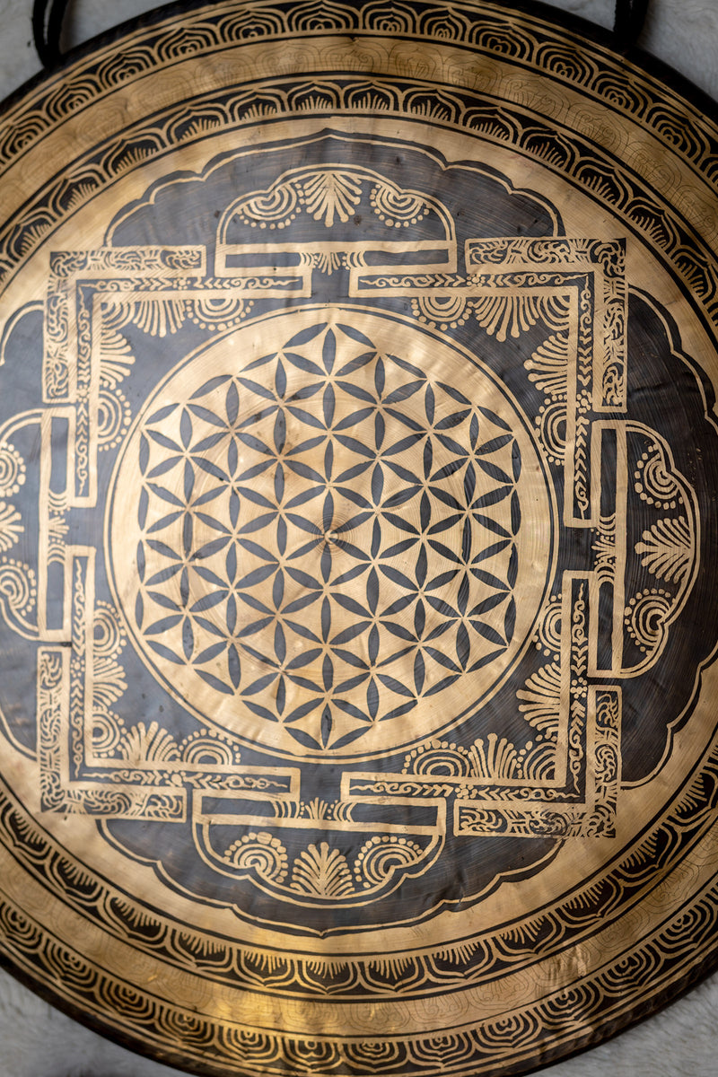 Seed of life Gong for rituals.