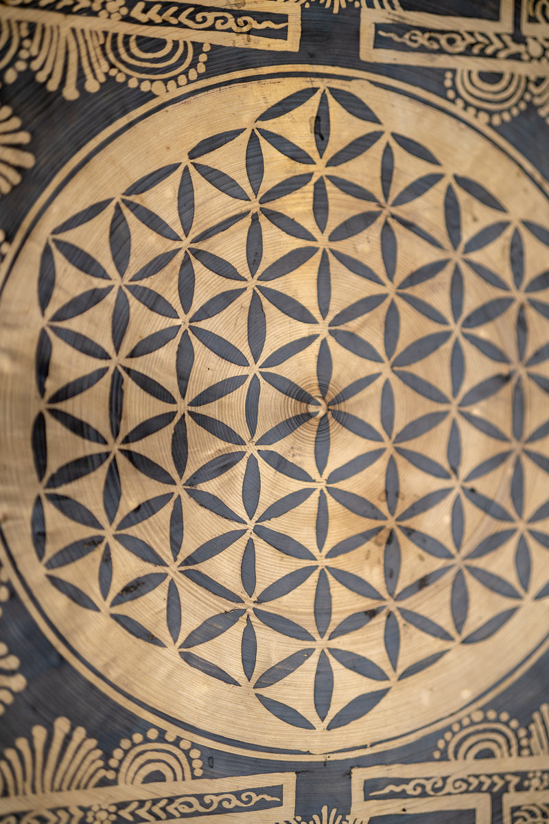 Seed of life Gong for rituals.