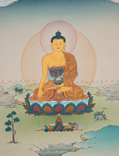 Shakyamuni Buddha Thangka painting
