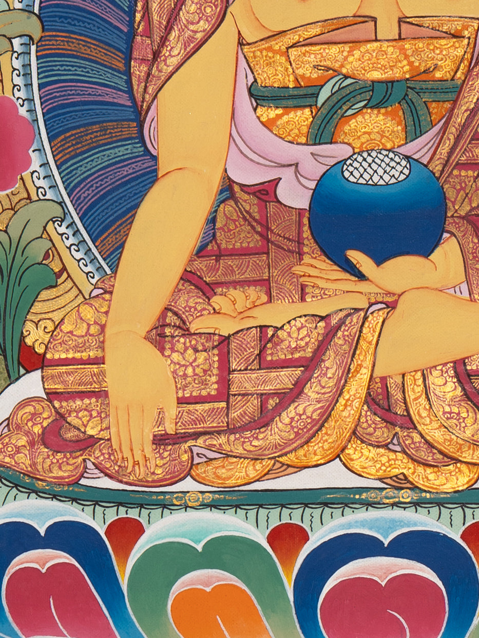  Shakyamuni Buddha Thangka - Tibetan Painting
