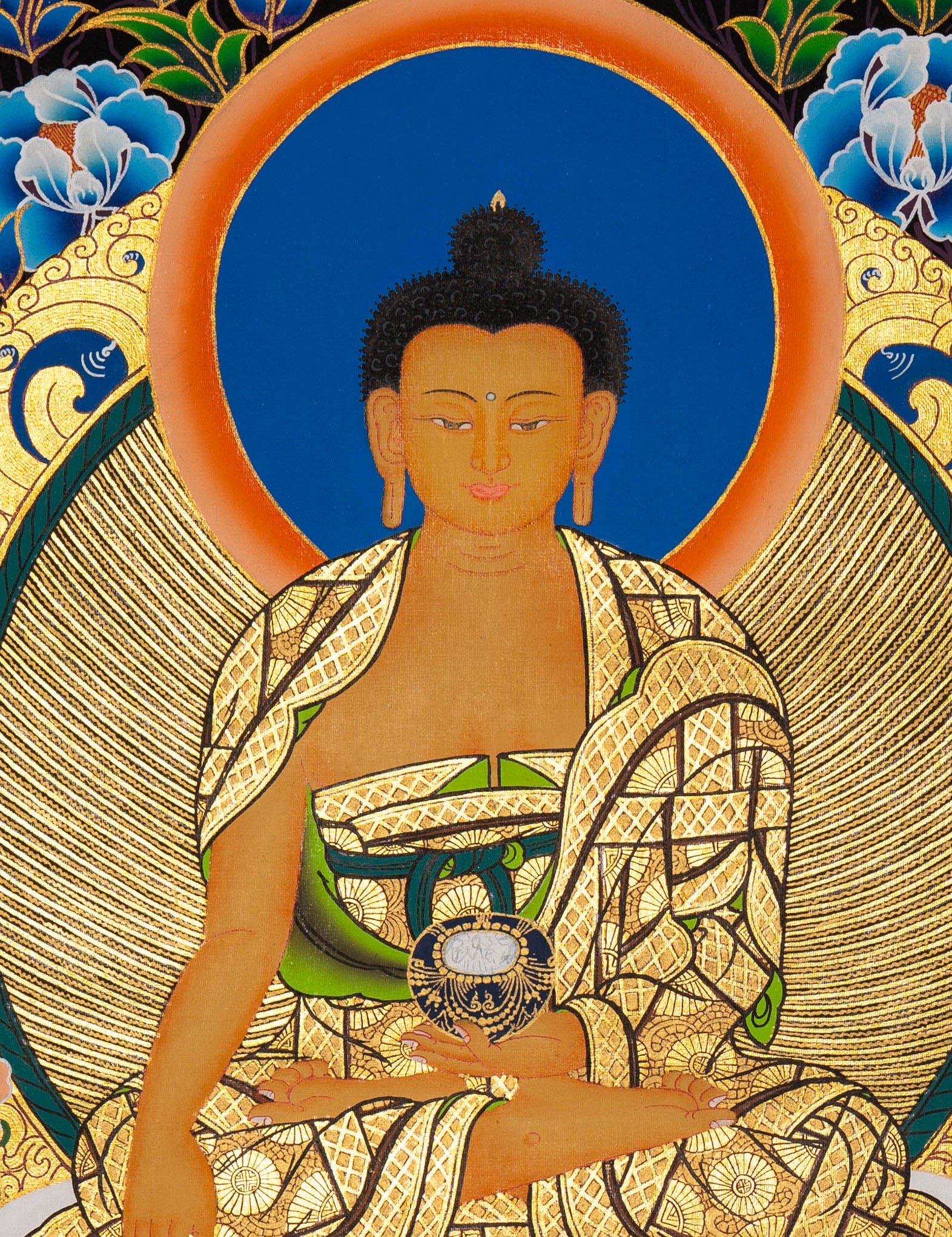 Shakyamuni Buddha - Tibetan Painting