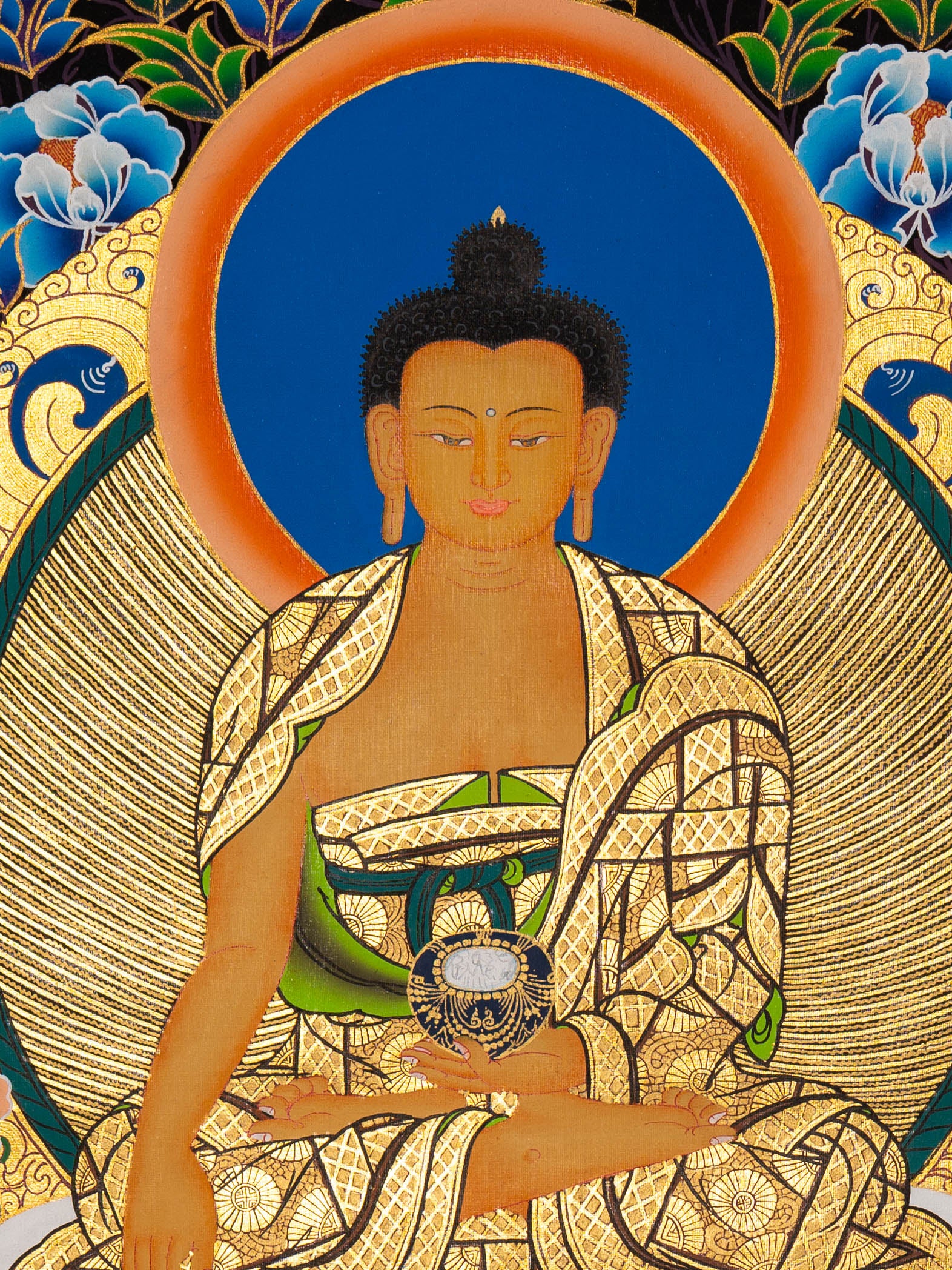Shakyamuni Buddha - Tibetan Painting