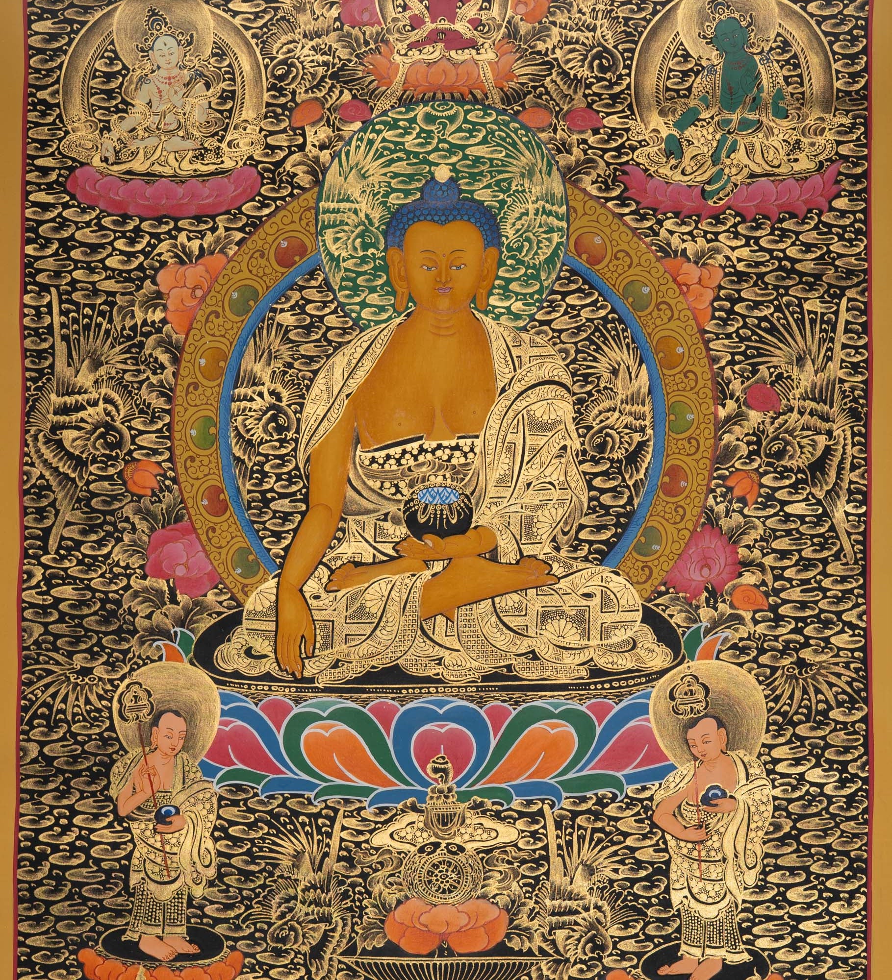 Shakyamuni Buddha Thangka - Tibetan Painting