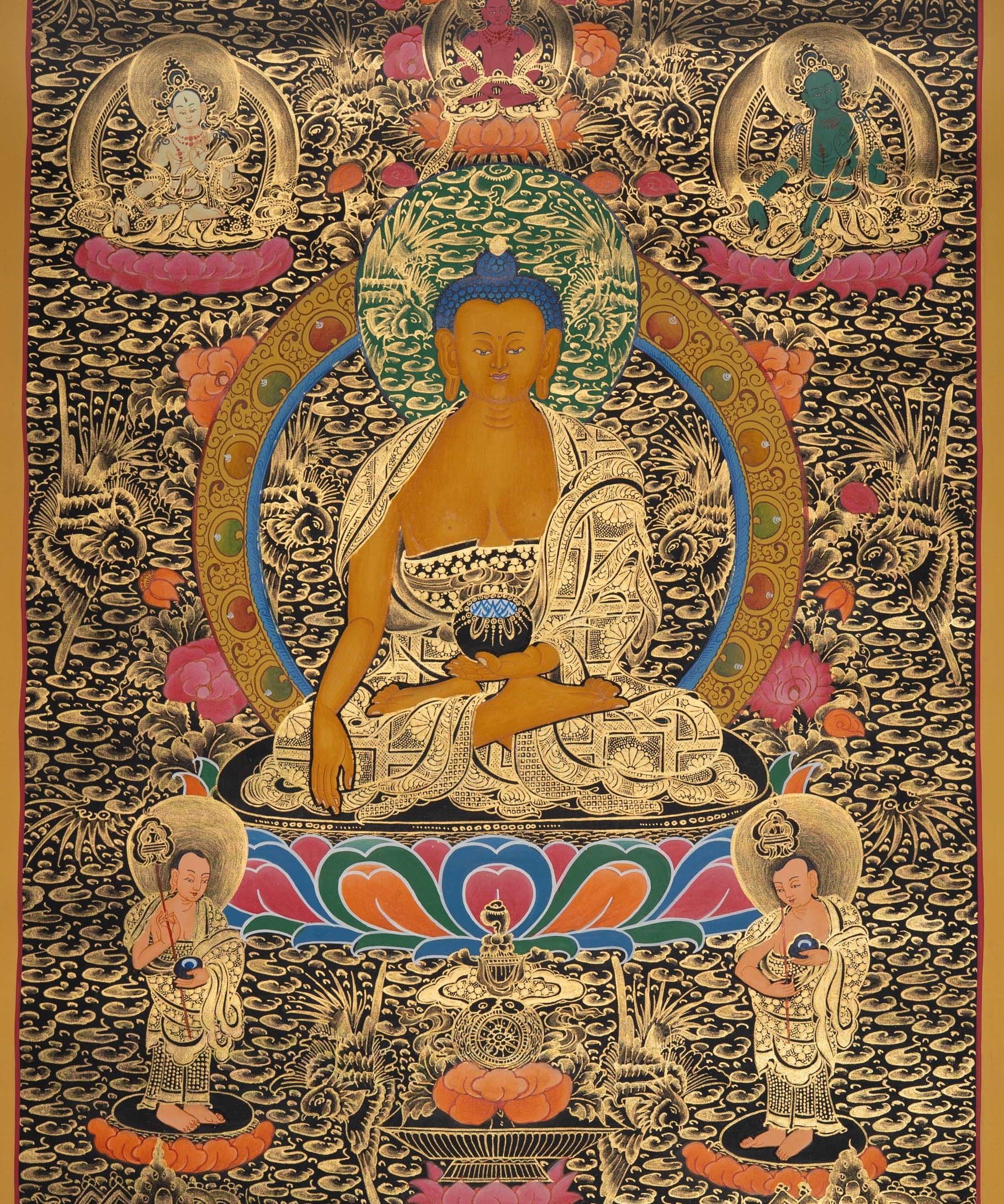 Shakyamuni Buddha Thangka - Tibetan Painting