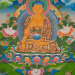 Thangka Painting of Shakyamuni Buddha - Sacred Painting