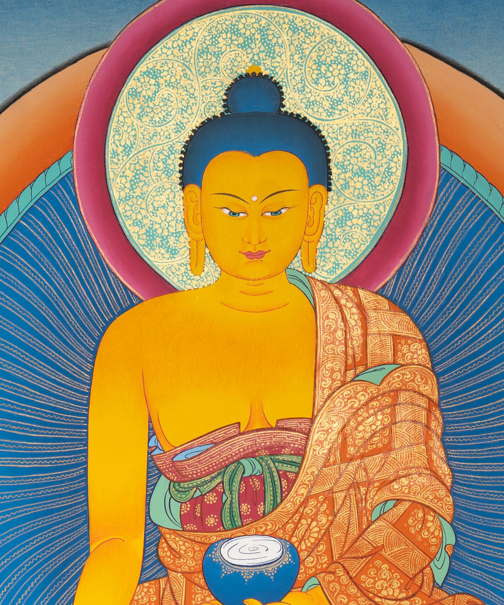 Tibetan art of  Shakyamuni Buddha - Himalayas Shop