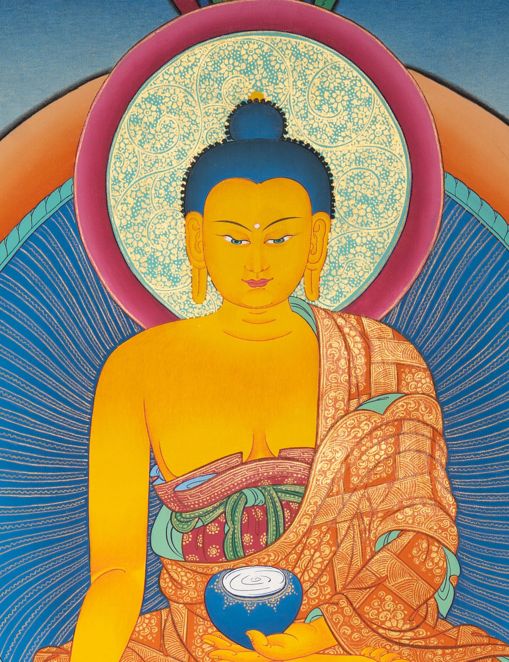 Tibetan art of  Shakyamuni Buddha - Himalayas Shop
