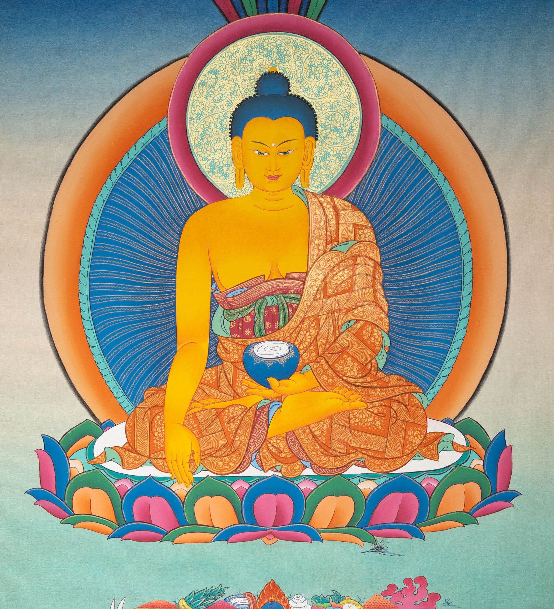 Tibetan art of  Shakyamuni Buddha - Himalayas Shop