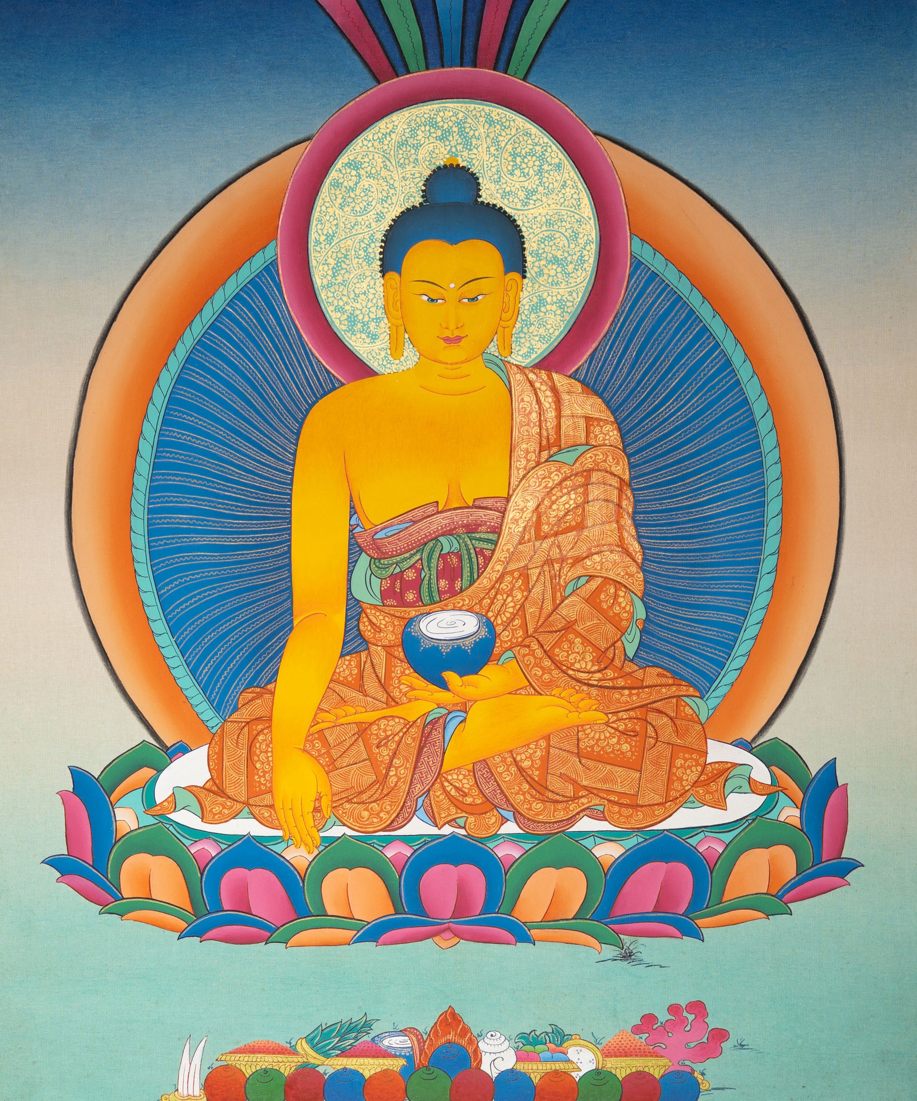 Tibetan art of  Shakyamuni Buddha - Himalayas Shop