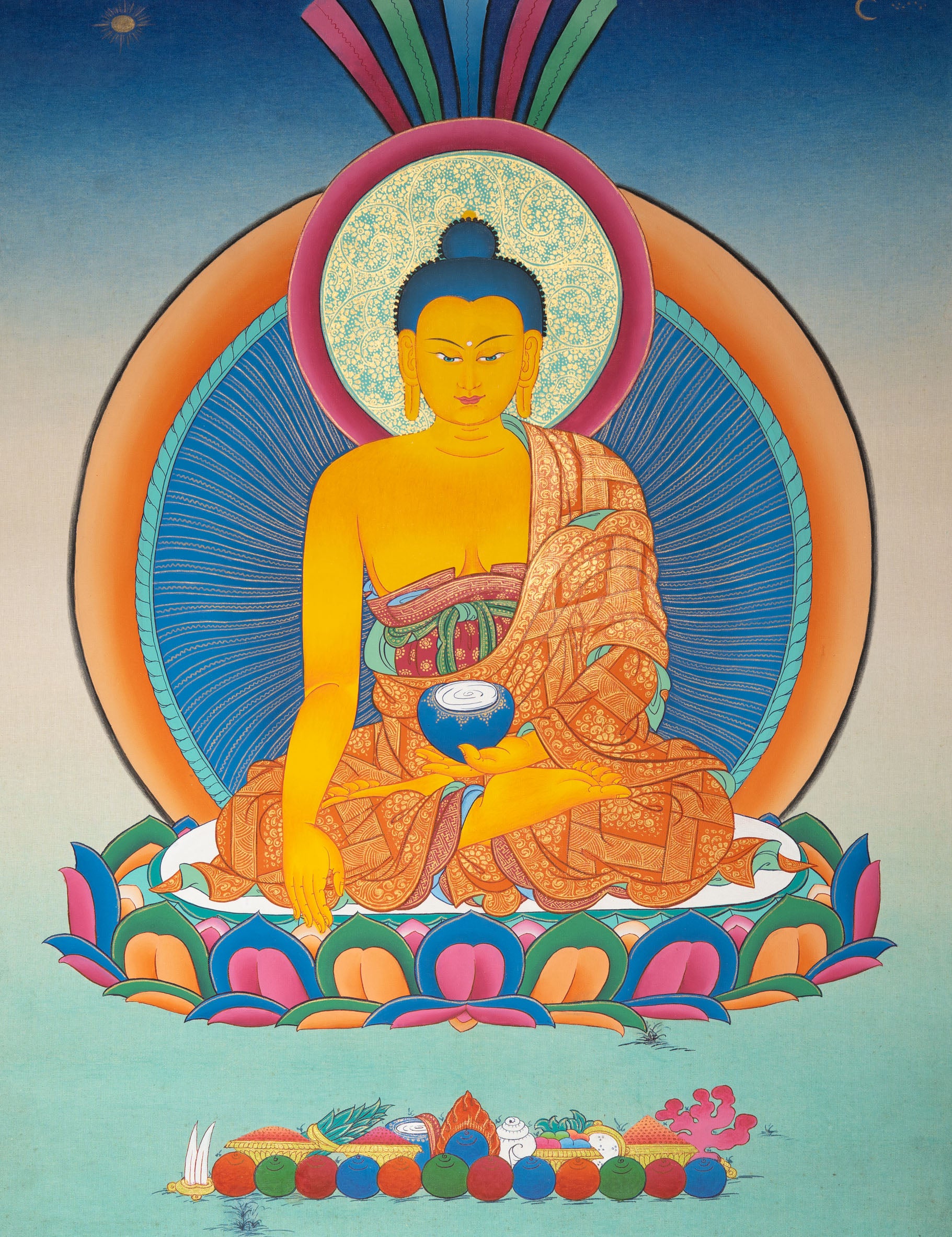 Tibetan art of  Shakyamuni Buddha - Himalayas Shop