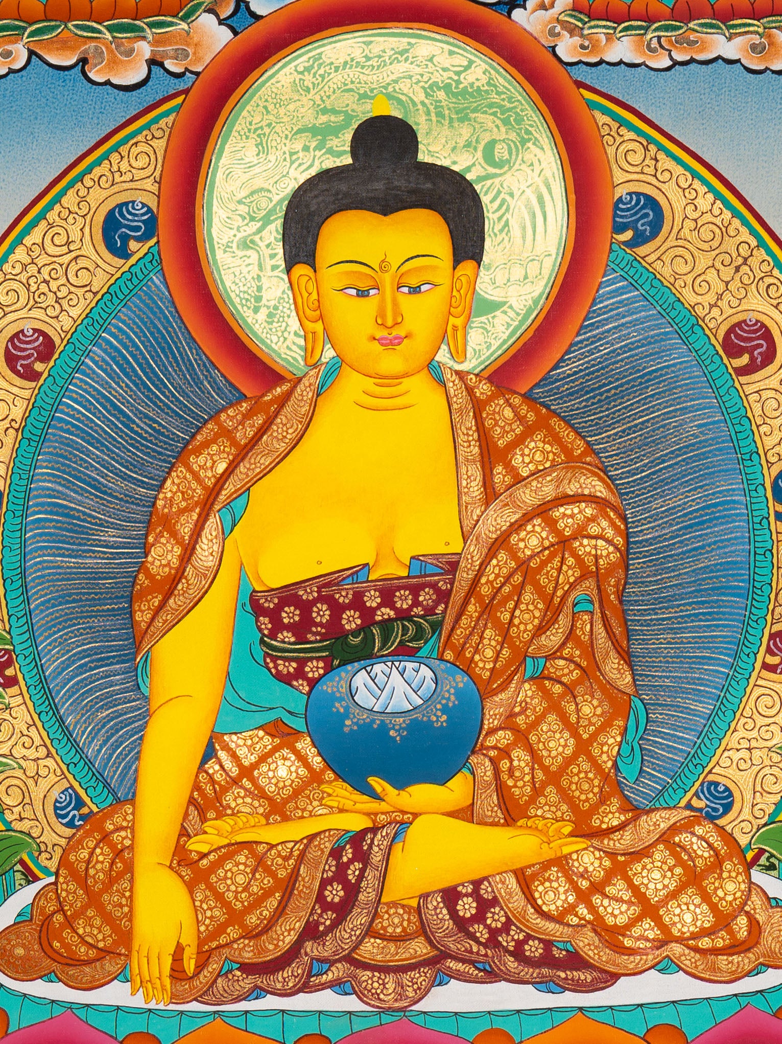 Shakyamuni Buddha Handmade Art - Himalayas Shop