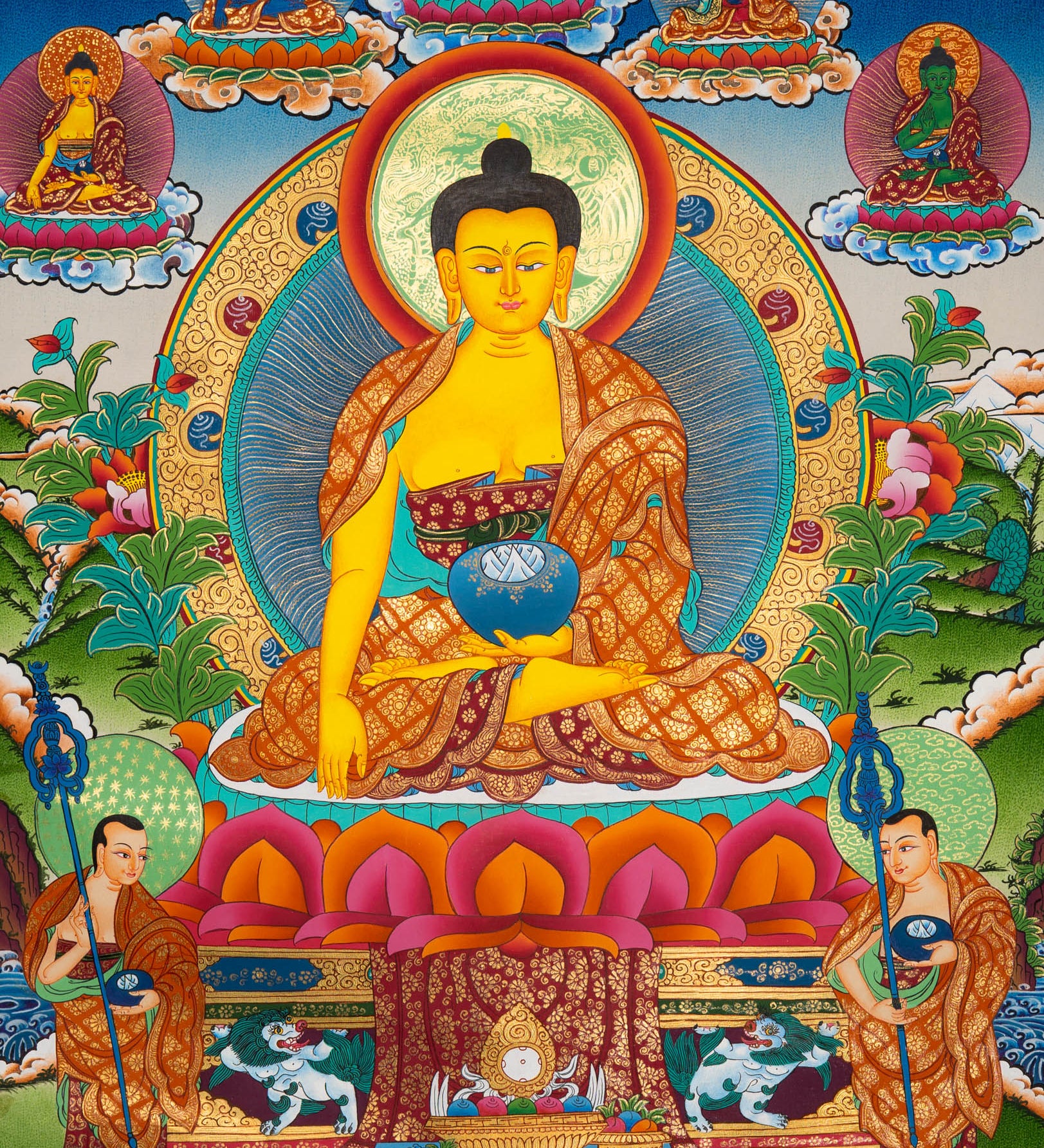 Shakyamuni Buddha Handmade Art - Himalayas Shop