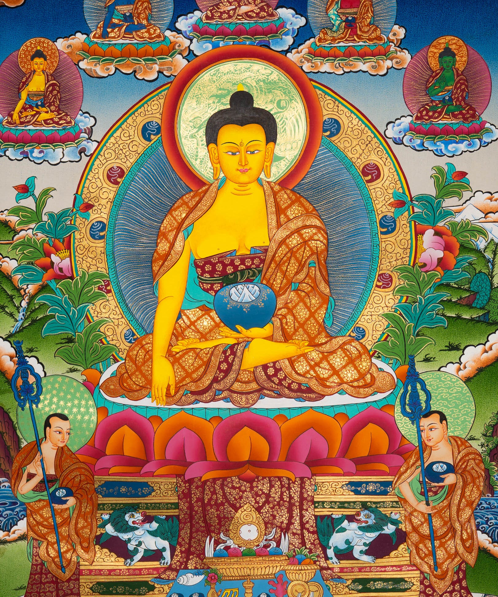 Shakyamuni Buddha Handmade Art - Himalayas Shop