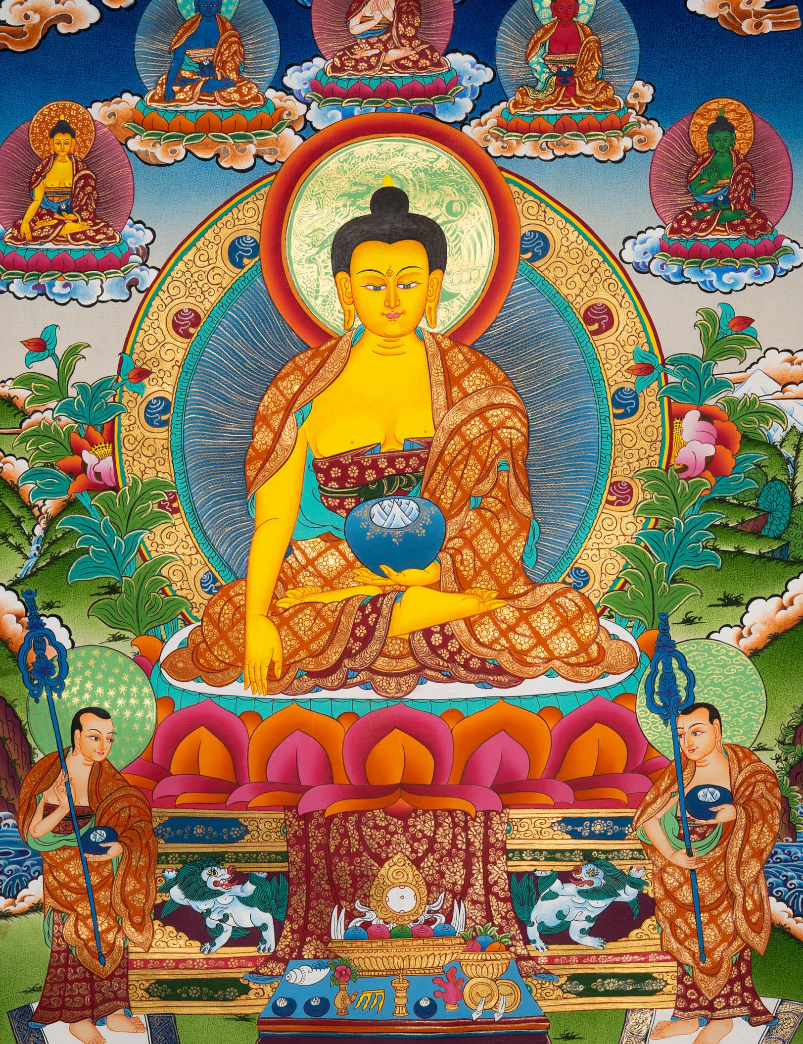 Shakyamuni Buddha Handmade Art - Himalayas Shop